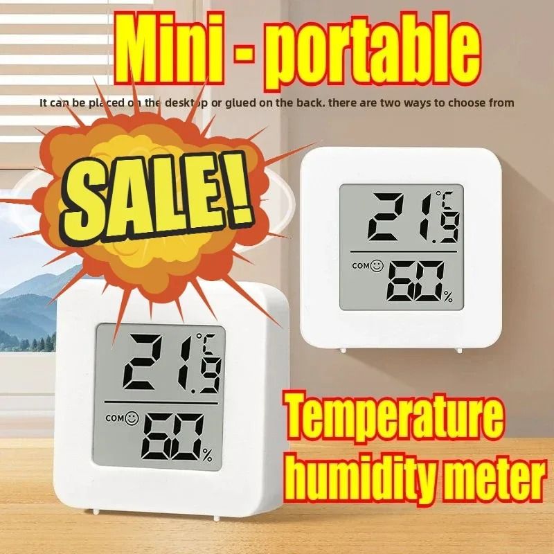 Digital Thermometer Hygrometer Indoor Mini Temperature LCD Electronic Monitor Hygrometer Outdoor Room Baby