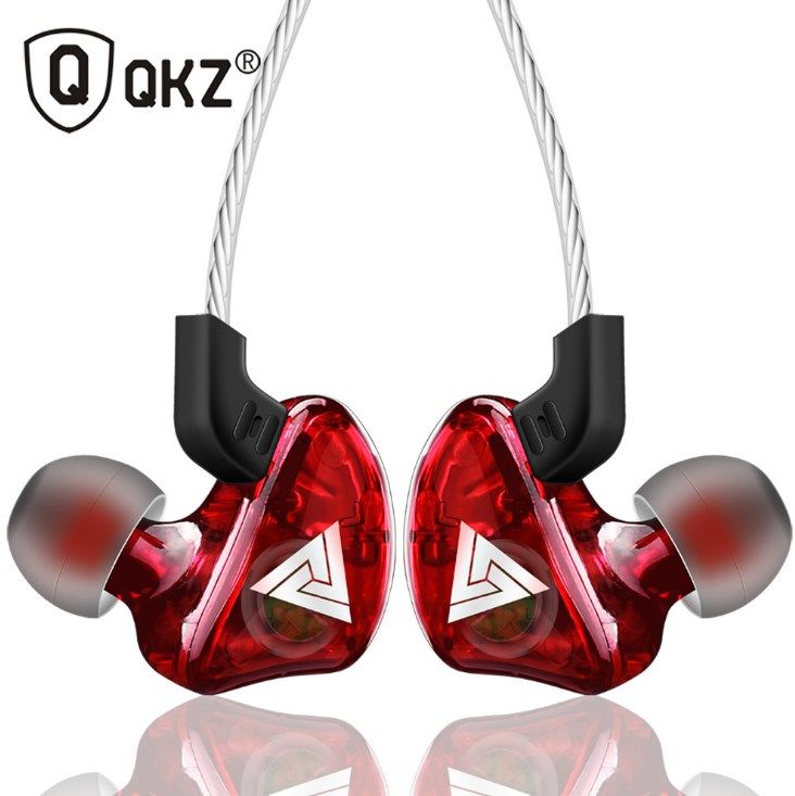 QKZ Brand Sports Earphones Running Earbuds Super Bass Music Stereo Earbuds With HD Mic High Quality Wired Earphones
