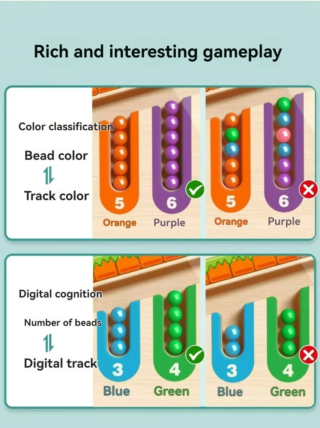 Children's Magnetic Games Maze Walking Ball Baby Concentration Training Writing Logic Thinking Early Education Puzzle Toy