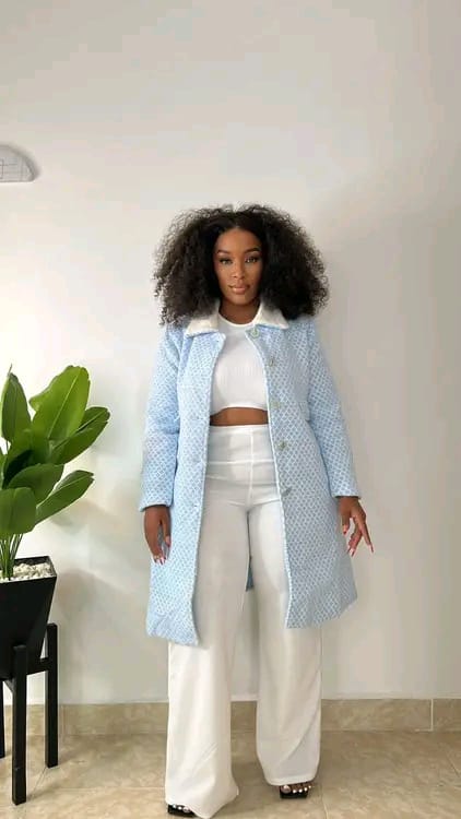 Ladies  Turkey Cashmere trench coat
