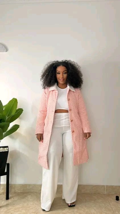 Ladies  Turkey Cashmere trench coat