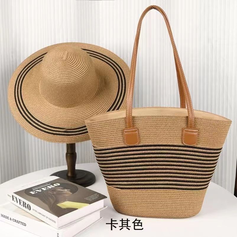 Ladies 2 set handbag set/Beach bag/Tote hangbag