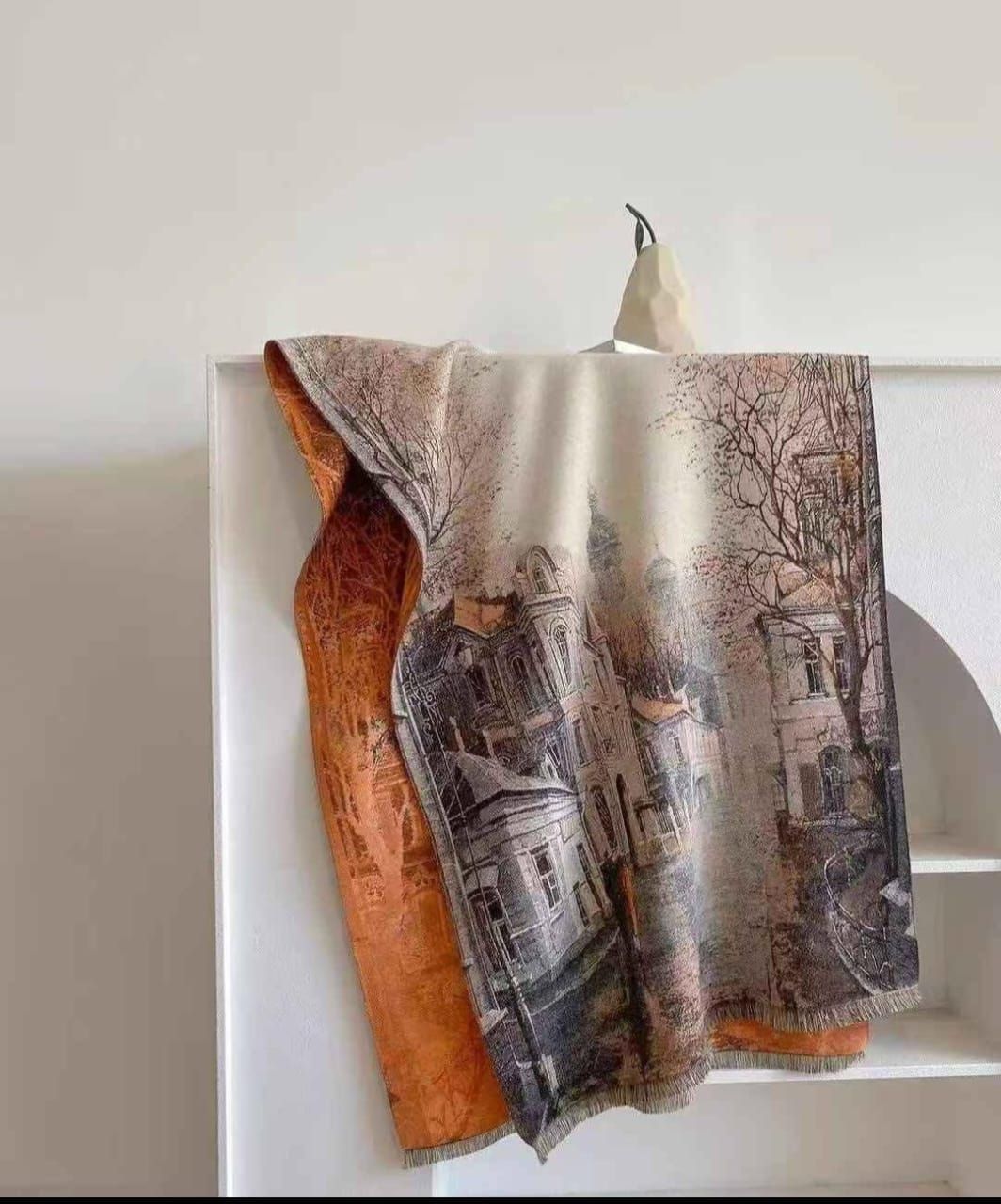 Cashmere Double sided Shawls-Randomn print