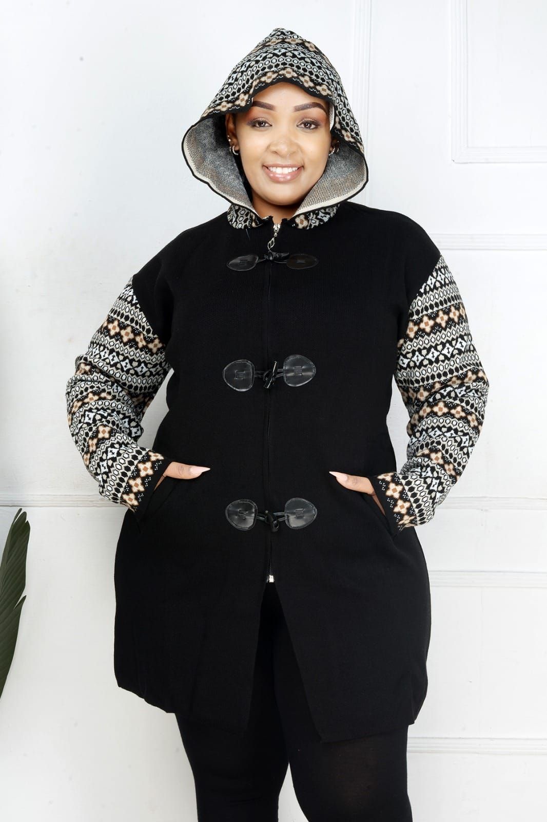 Turkey Ladies Faux fur sweater hooded sweater