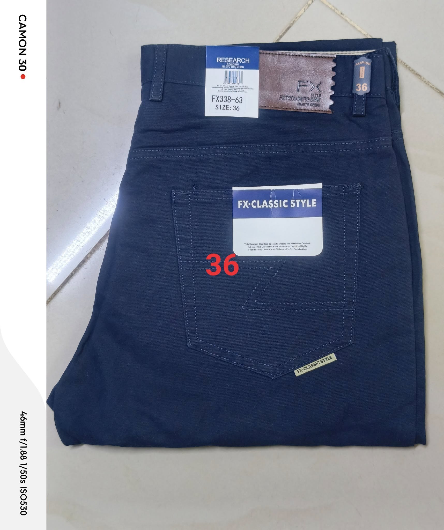 Fx hard khaki trousers