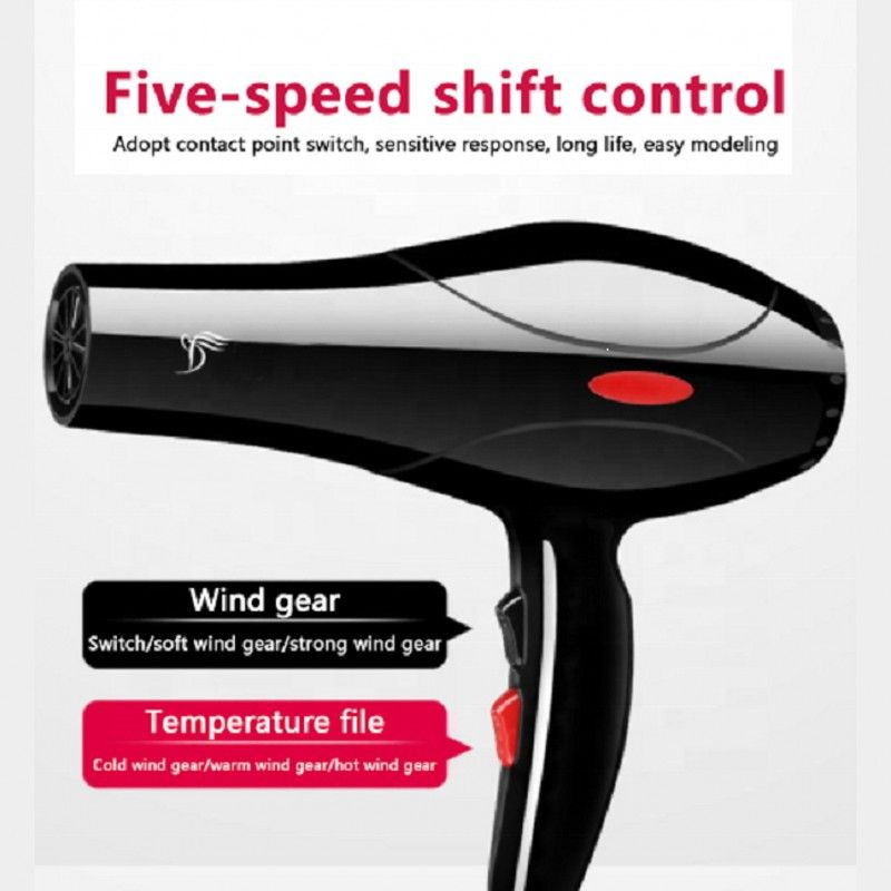 2200W Hair Dryer Professional Blowers Blow Dryer Low Noise Hot And Cold Wind Styling Tools