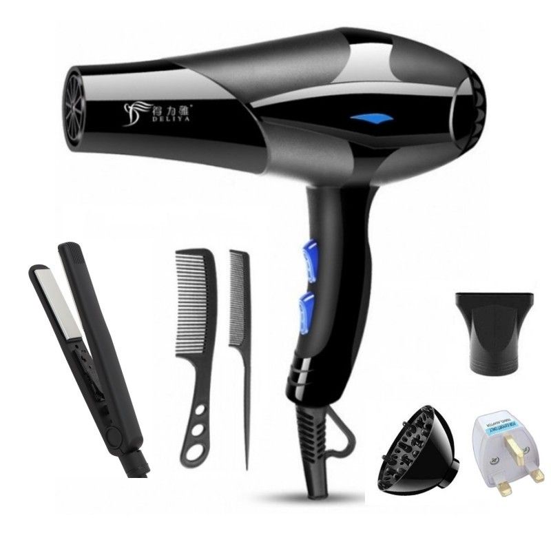 Hair Blow Dryer Hair Dryer Hair Straightener+6 Gifts