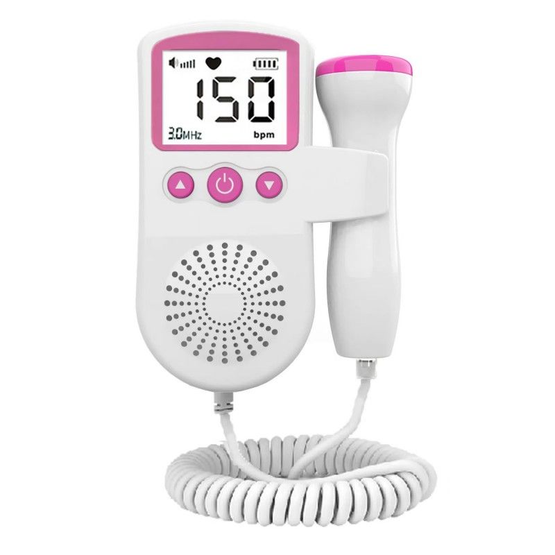 Doppler Baby Prenatal Heart Monitor LCD Display Meter Baby Heartbeat Monitor for Pregnant Women
