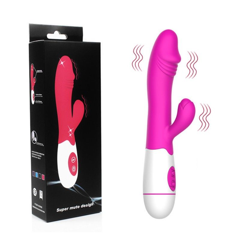Women's G Spot Vaginal Double Vibrator Massager Sex Toy