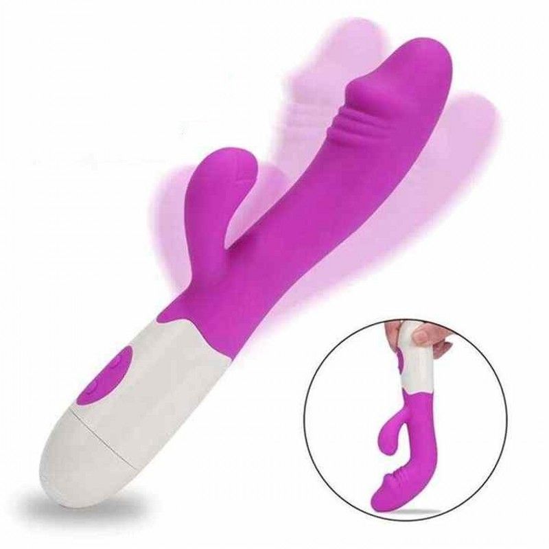 Women's G Spot Vaginal Double Vibrator Massager Sex Toy