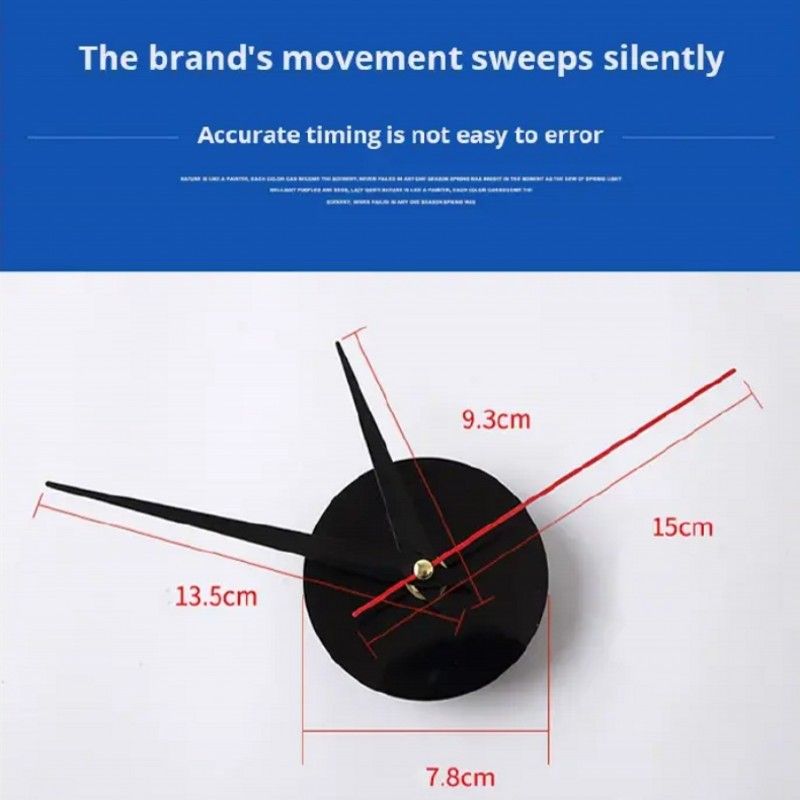 3D Wall Clock Luminous Wall Stickers Creative DIY Wall Clocks