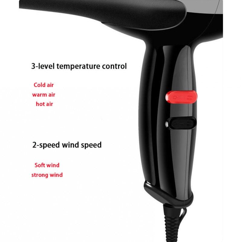Hair Dryer Hair Blow Dryer+Combs+UK Plug