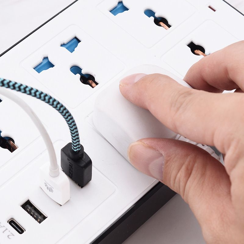 6 Way Electric Socket+4 USB Extension Power Strip 10A Fast Charging UK Standards