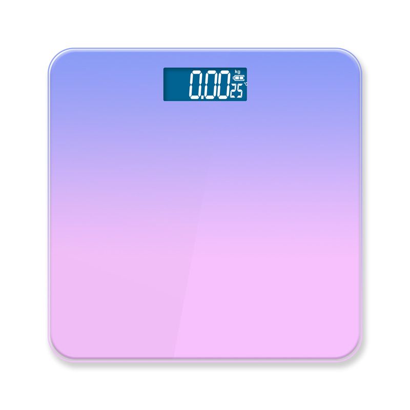 LCD Weighing Scale Body Scale Electronic Digital Scale-purple