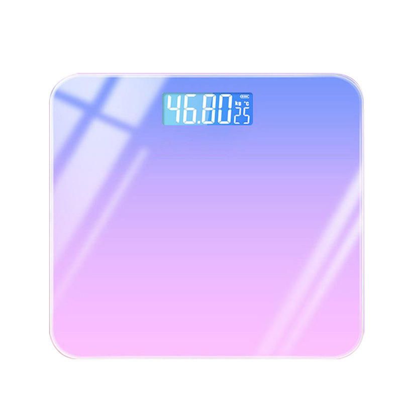 LCD Weighing Scale Body Scale Electronic Digital Scale-purple