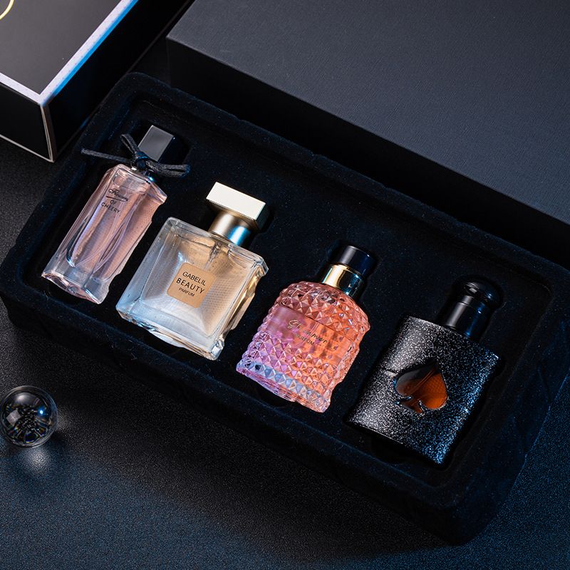 4Pcs/Set Women Perfumes Classic Lasting Perfume Set Ladies Fragrances