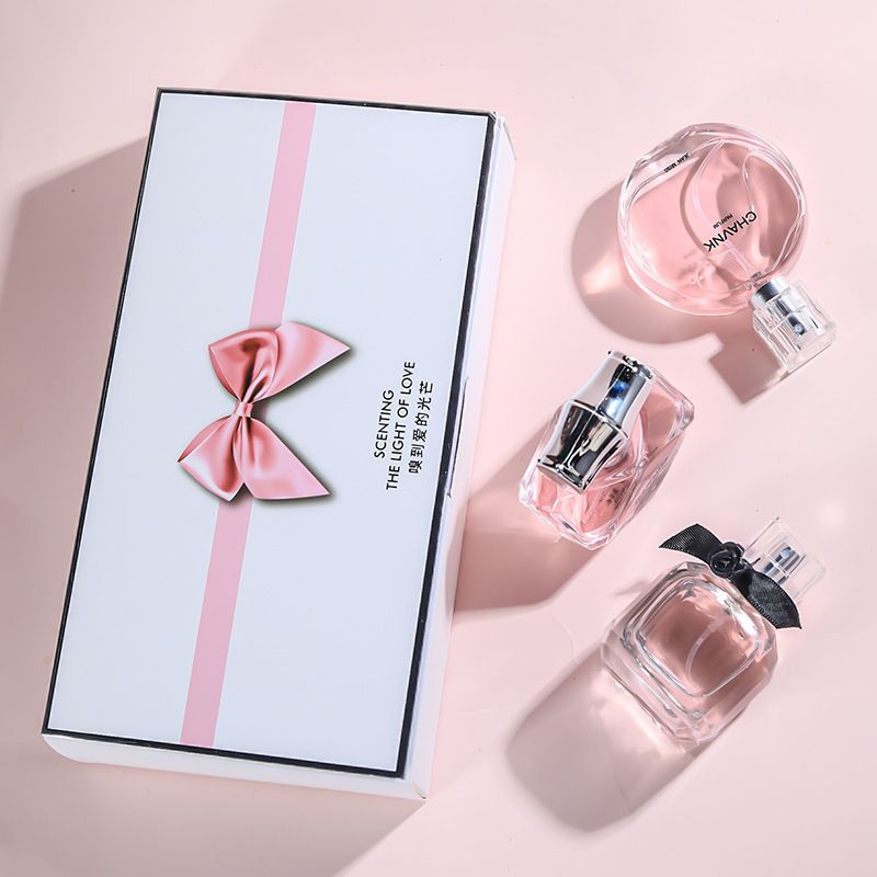 3Pcs/Set Women Perfumes Ladies Fragrances Classic Lasting Perfumes Gift