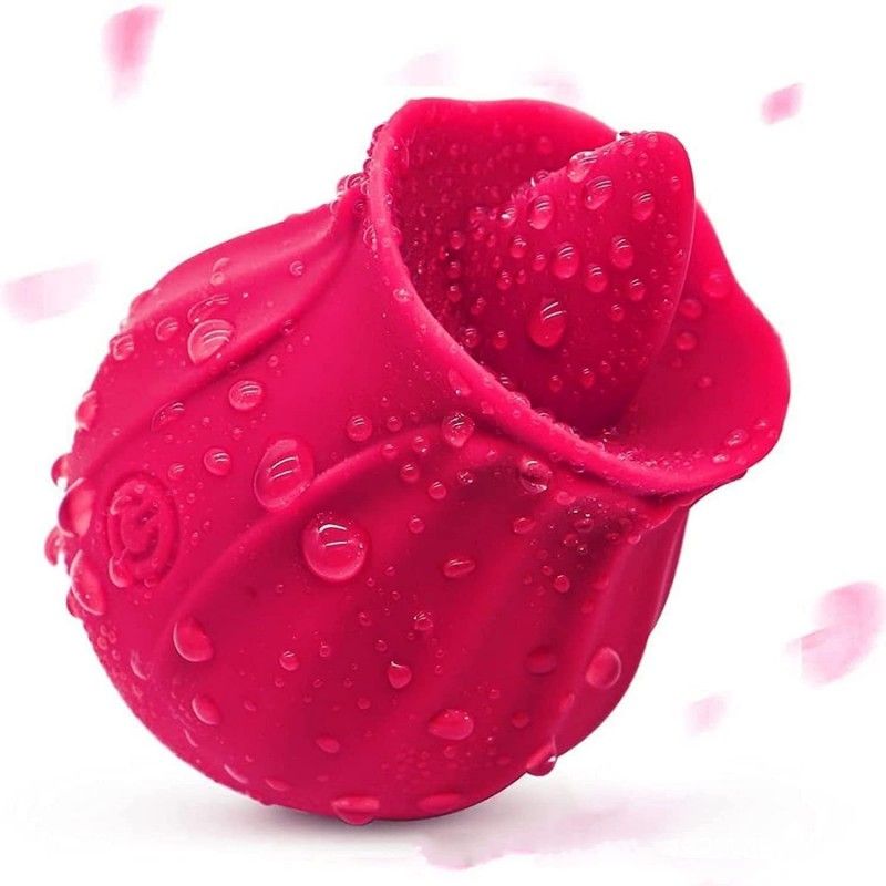 Rose Tongue Clitoris Sucking Nipple Vibrator Massager Licking Vibrator Sex Toy