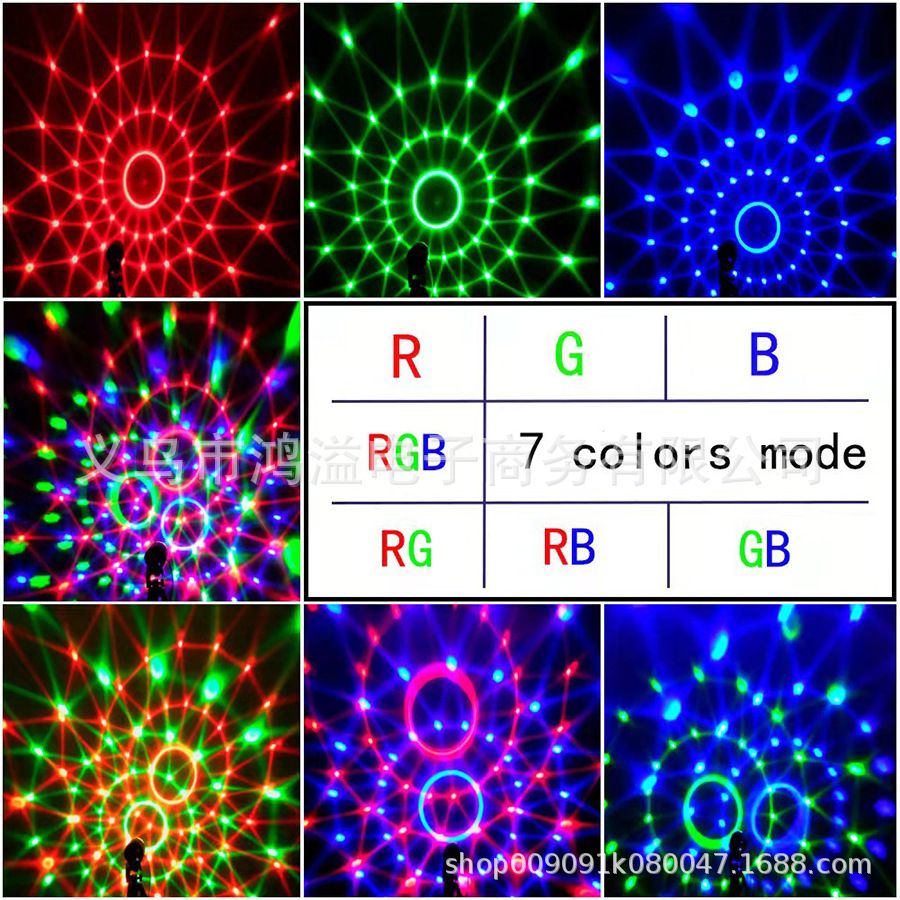 Party Lights with Remote Control Dj Lighting, Disco Ball Strobe Lamp 7 Modes Stage Light for Home Room Dance Parties Birthday Karaoke Halloween Christmas Decorations