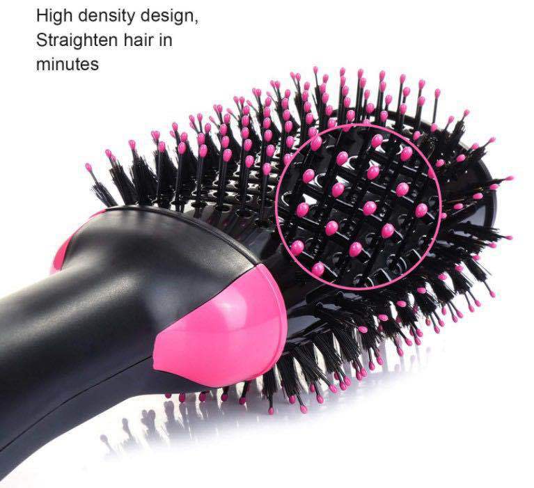 Hair Styling with 4-in-1 Hot Air Comb, Hair Dryer Brush, Blow Dryer, Hair Straightener Oval Barrel for All Hair Types