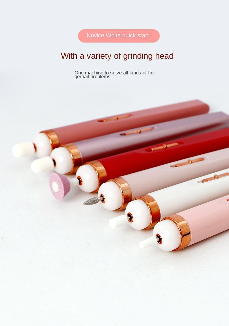 Electric Nail Drill Machine,Portable Electric Nail File Efile Set for Acrylic Gel Nails, Manicure Pedicure Tool with Nail Drill Bits Sanding Bands