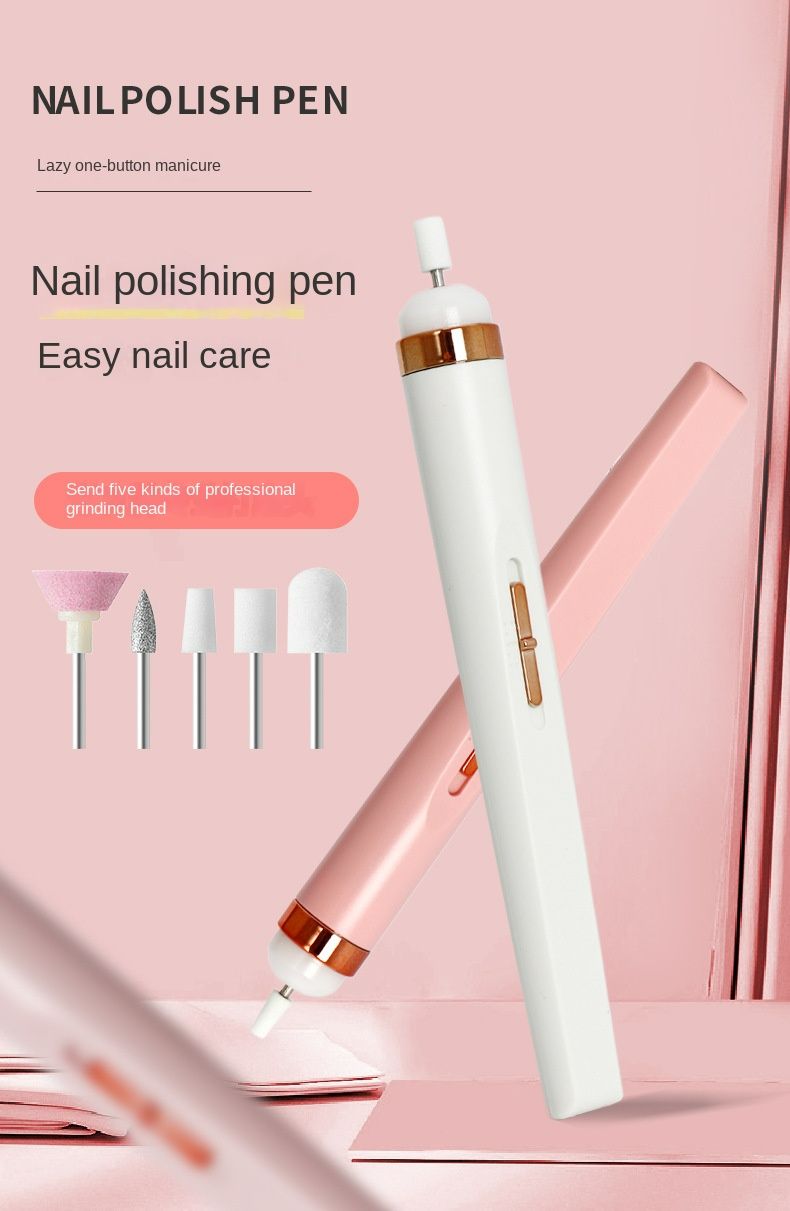 Electric Nail Drill Machine,Portable Electric Nail File Efile Set for Acrylic Gel Nails, Manicure Pedicure Tool with Nail Drill Bits Sanding Bands
