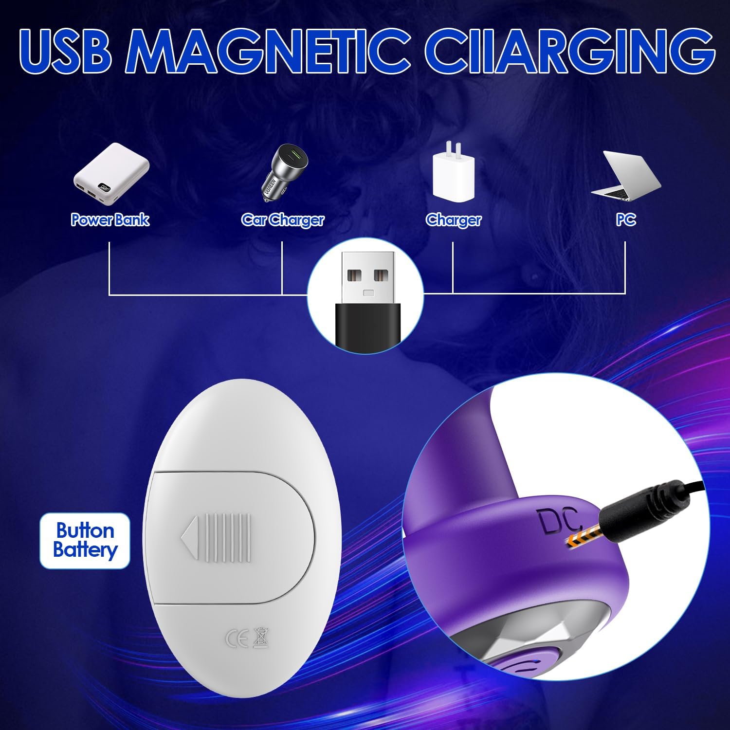 Anal Plug Sex Toys Vibrator- Silicone Anal Toys Butt Plug Training Kit with Remote Control 10 Frequency Vibration, Vibrating Anal Plug and Prostate Massager, Adult Sex Toys and Games