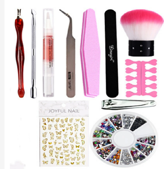 54W  Nail Lamp Manicure Set Nail Polish Kit With UV Nails Drying Lamp Polish Set Soak Off Manicure Tools Set Gel Nail Kits  All Seasons Professional Gel Manicure Kit DIY at Home Gifts for Women