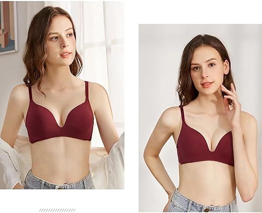 Women Teens Training Bras for Girl Adjustable Cotton Bra with Padded Soft Lightly Wireless Training Bra