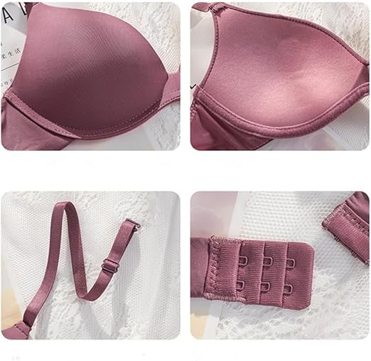 Women Teens Training Bras for Girl Adjustable Cotton Bra with Padded Soft Lightly Wireless Training Bra