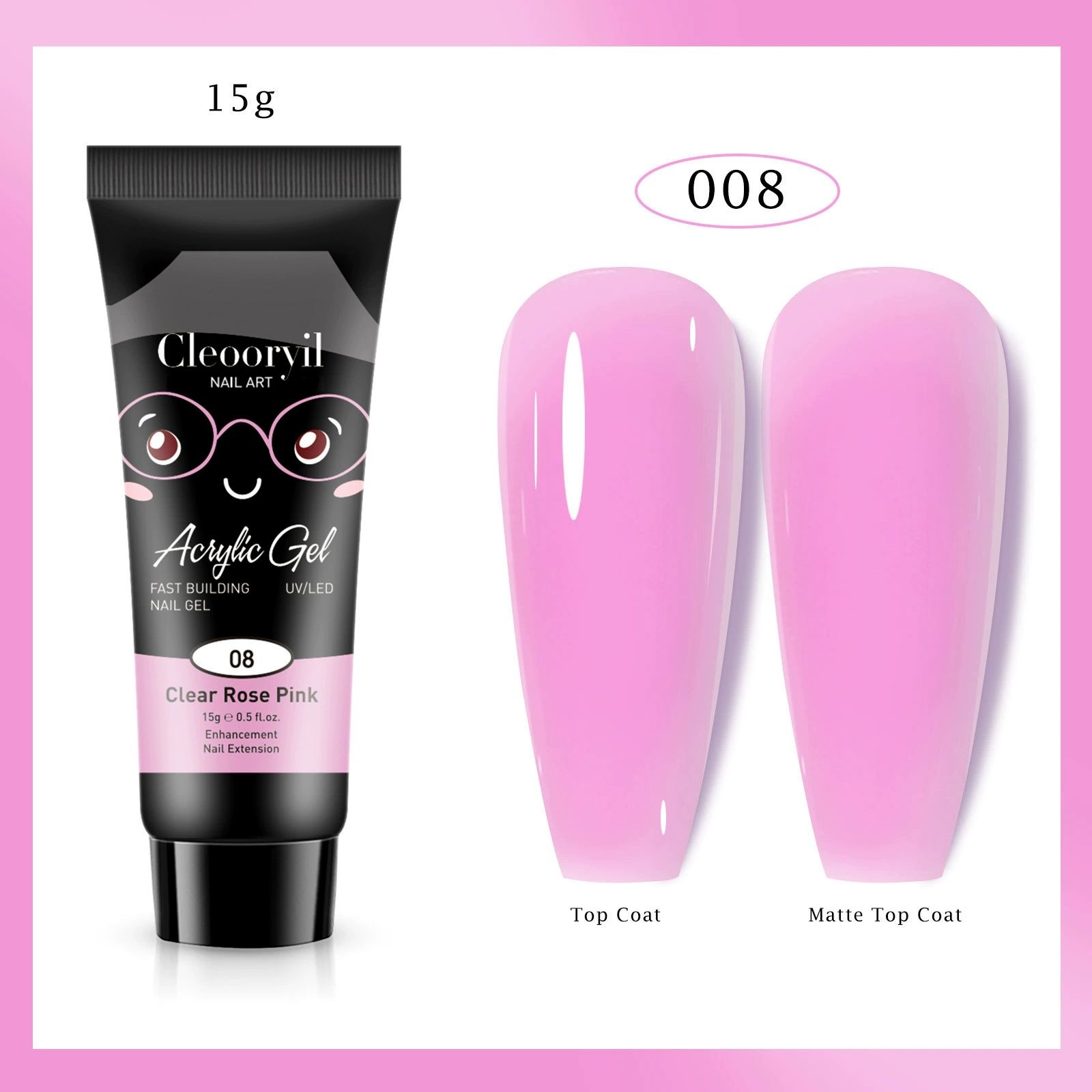 Poly Nail Extension Gel Kit 12Colors Clear Pink Brown Glitter Neutral Poly Nail Gel Kit Jelly Gel Quick Building Nail Enhancement Manicure Kit DIY New Year Gifts beetles vday gifts