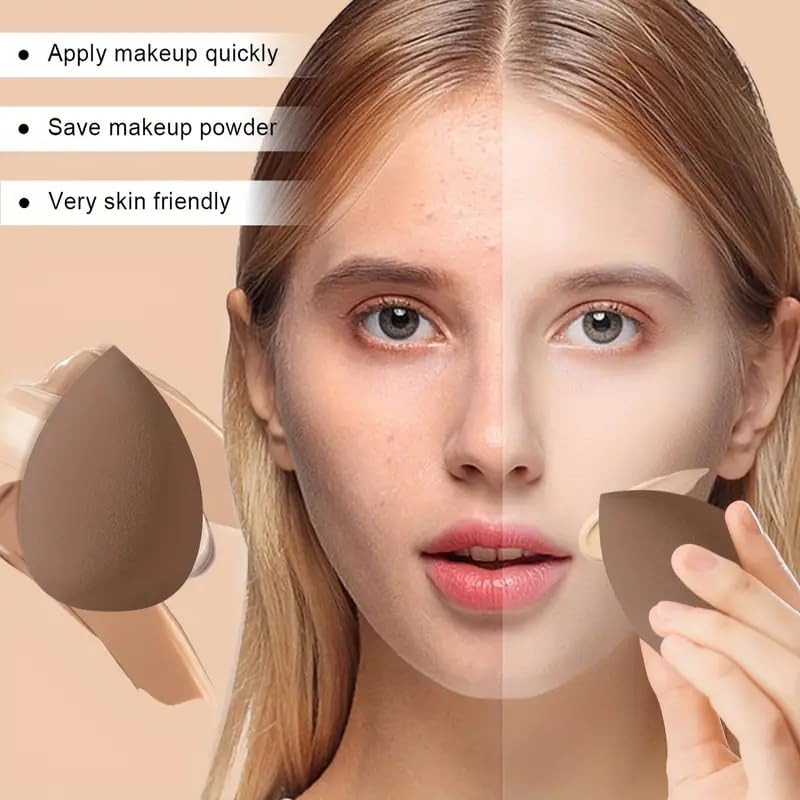 40 Pieces Makeup Brush Sets for Women with Headband, Multi-functional Makeup Tool Set with Makeup Sponges Powder Puff Foundation Brush Make up Brushes Air Cushion for Women Girl Beginner Professional