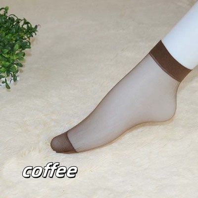 5 pair  of  Spring and summer super thin socks ladies transparent invisible socks crystal socks wholesale anti-hook silk summer flesh-colored sexy stockings