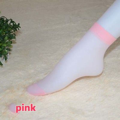5 pair  of  Spring and summer super thin socks ladies transparent invisible socks crystal socks wholesale anti-hook silk summer flesh-colored sexy stockings