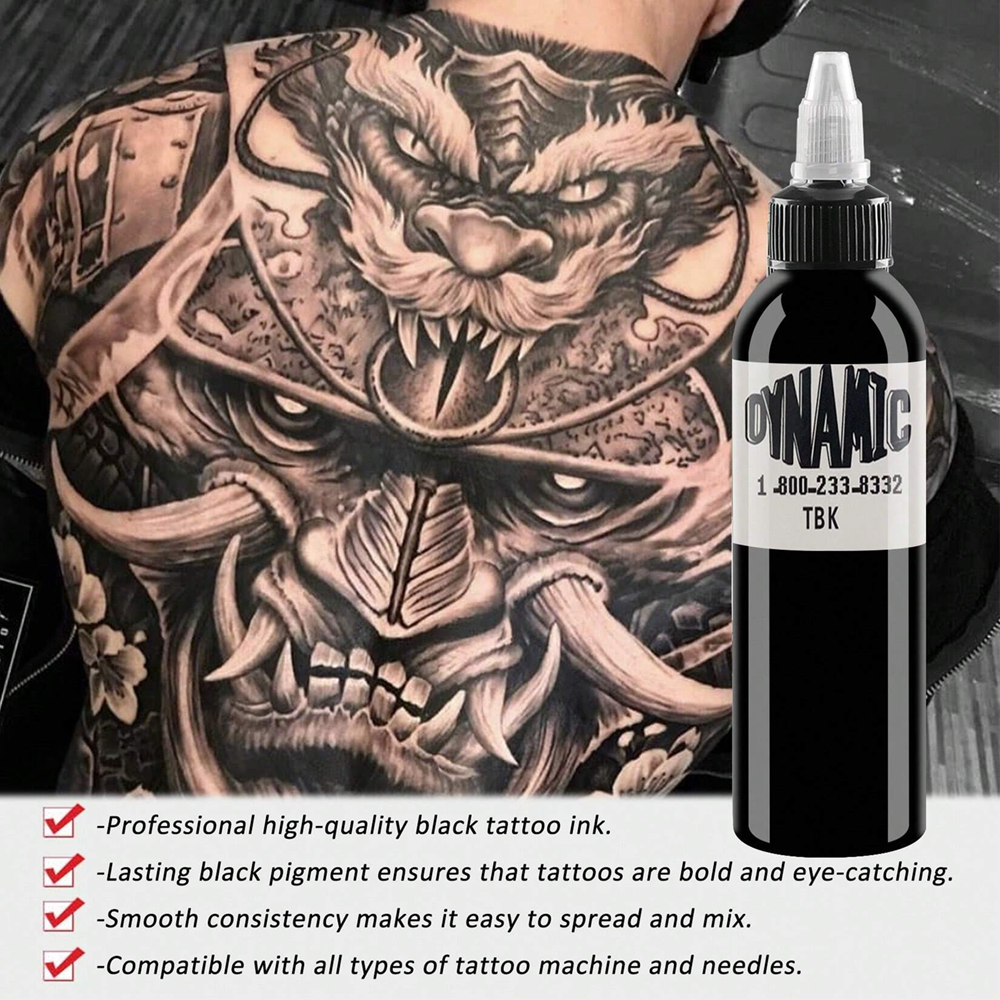 3PCS  30/60/90/120ml Black Tattoo Ink Pigment Professional DIY Tattoo Pigment Permanent TattooInk Body Art Pigment High Quality