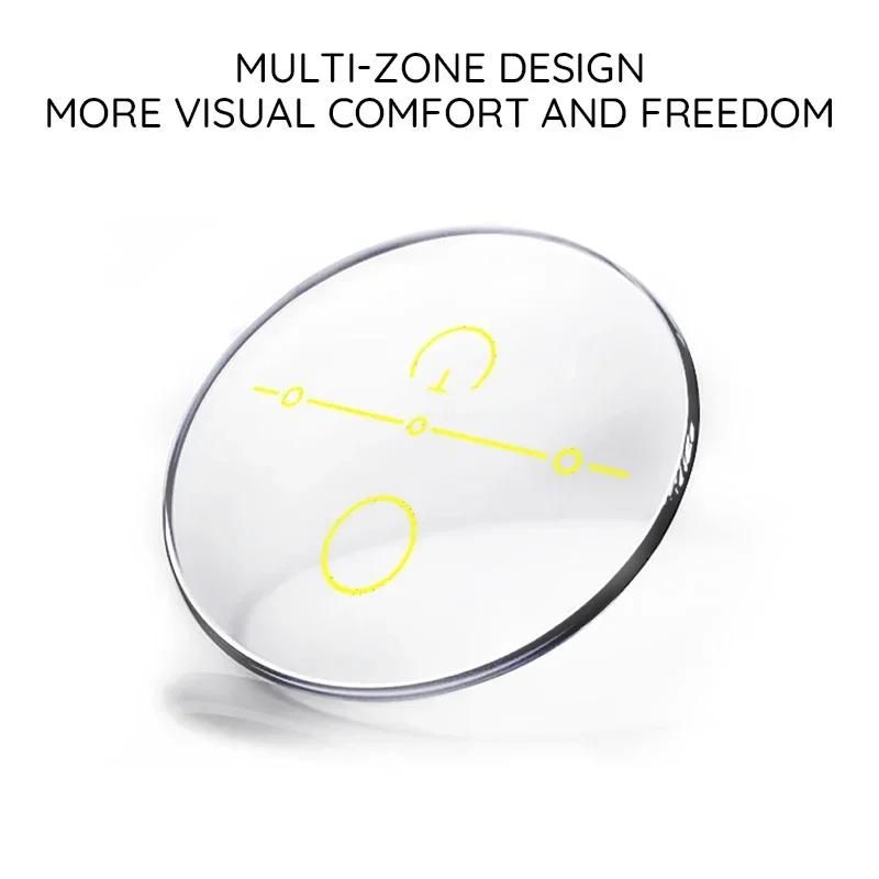 Progressive Multifocal Glasses CR39 Optical Glasses Lenses 1.56/1.61/1.67/1.74 Professional Custom Prescription Lenses