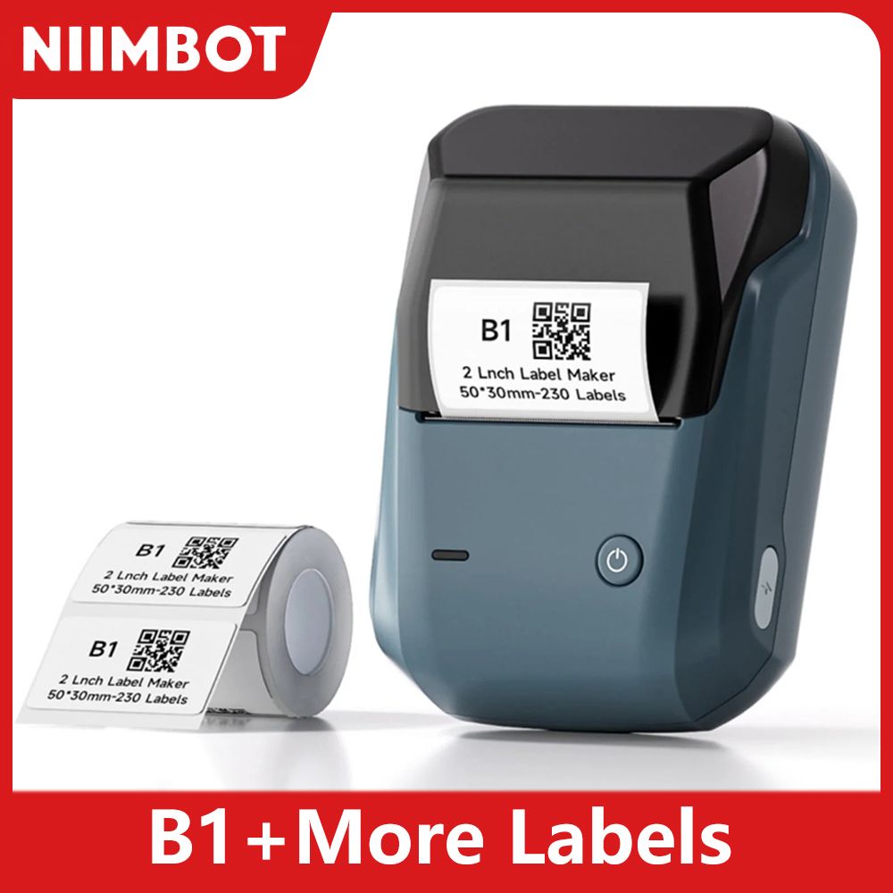 Niimbot B21 Mini Portable Thermal Label Printer Mini Adhesive Sticker Printers for Home Office For Mobile Phone NEW