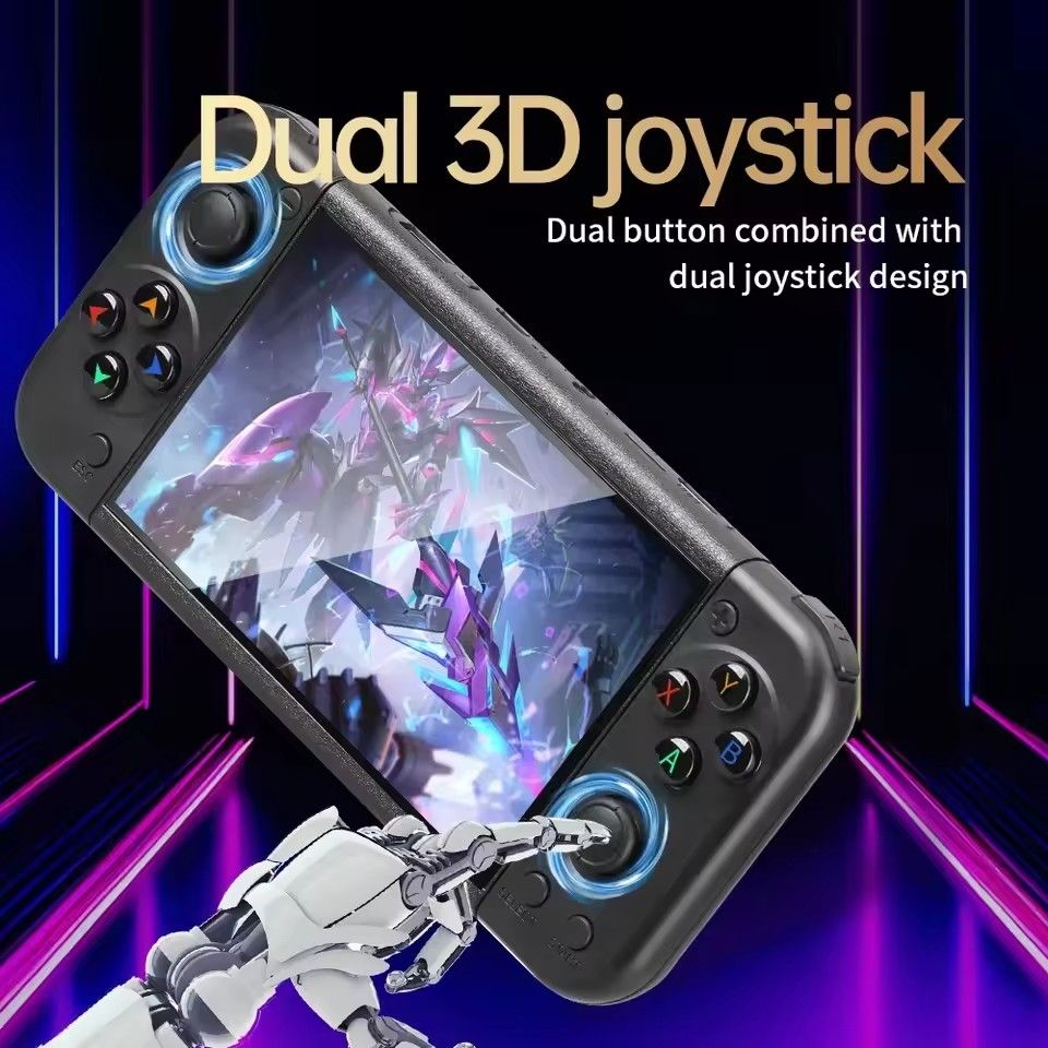 RG50XX Handheld Retro Game Console 5Inch Display 64G Video Games LINUX 3D Joystick For GBC GBA PSP 19+Simulator