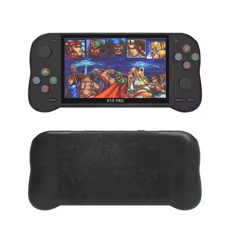 X19 Pro 5 inch portable game console 8GB 32GB hanheld game player with 2000 free games for Arcade neogeo mame colorful buttons
