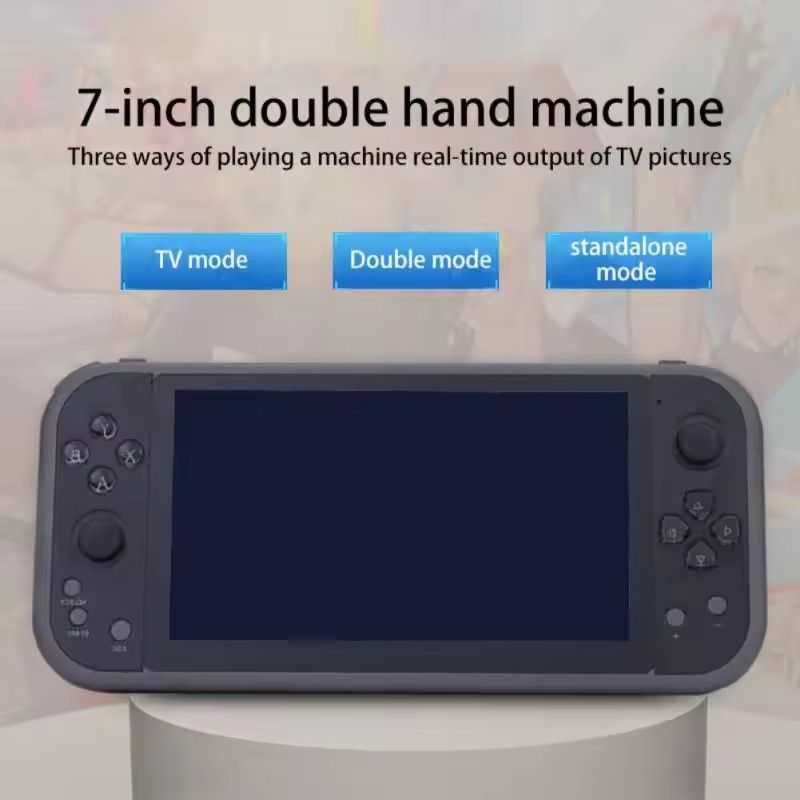 X40Pro 7.0" LCD Double Rocker Portable Game Console Video Built In 30000+ Games MP4 Player For GBA/NES Child‘s Gifts