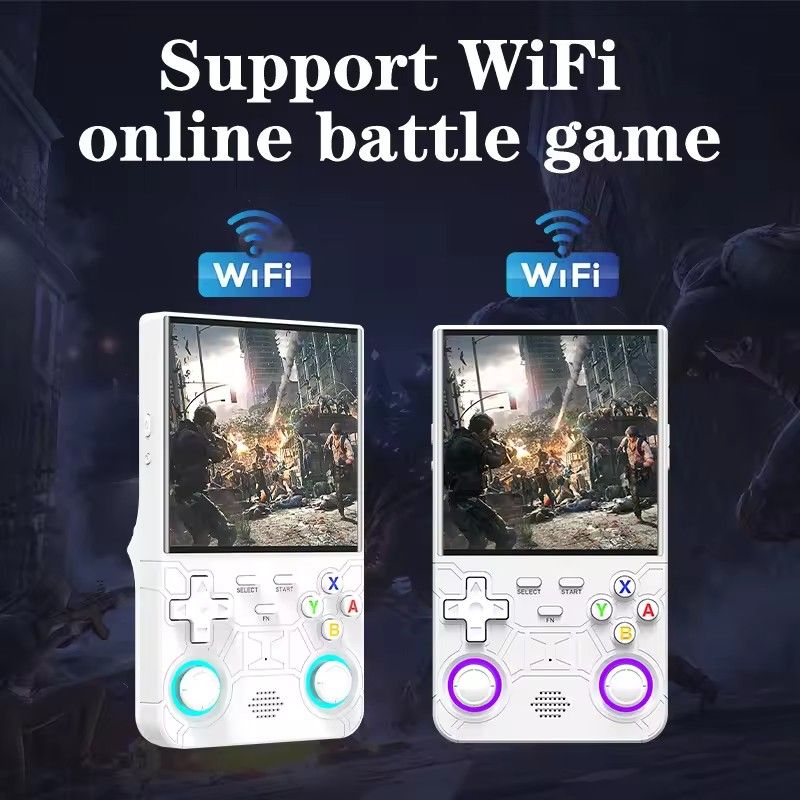 R36 ULTRA 4inch IPS Screen Handheld Game Players Open Source Console Retro Pocket Video Player 64G Up to 20000+ Games