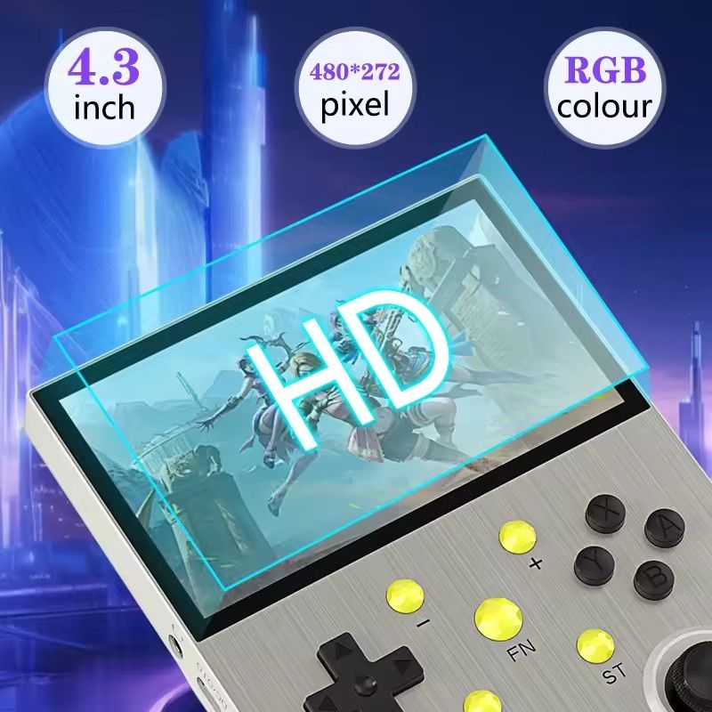 G30 Handheld Game Console 4.3 Inch IPS Screen 3000mAh Battery Linux System Retro Portable Video Console Gift