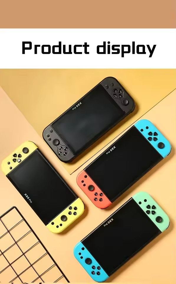 2025 NEW Handheld Game Console Psp Intelligent Retro Arcade Game Console Video Music Player 7-inch Display Portable Game Console