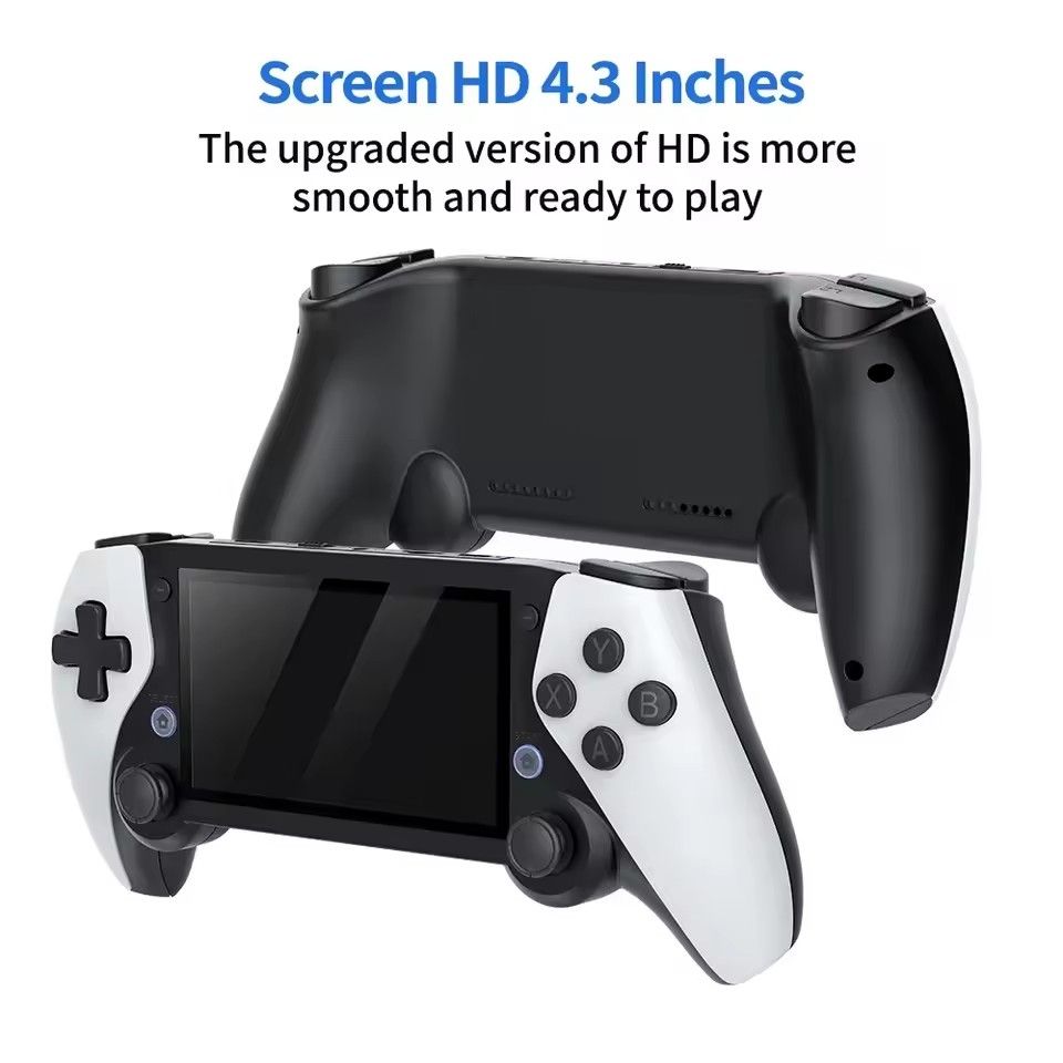 New M25 Handheld Game 4.3 HD Screen 64G 20000+ Games Dual console Player Retro Portable Video Game For psp ps1 n64 dreamcast