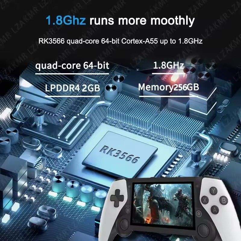 New M25 Handheld Game 4.3 HD Screen 64G 20000+ Games Dual console Player Retro Portable Video Game For psp ps1 n64 dreamcast
