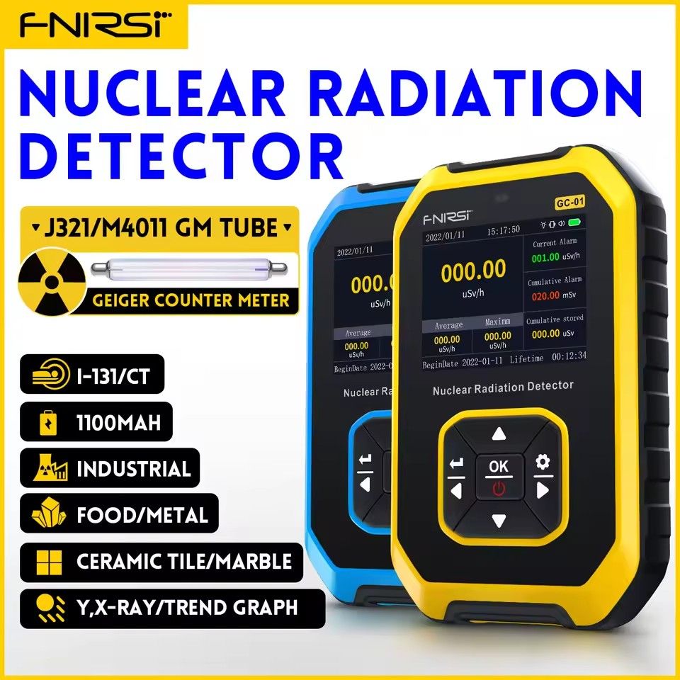 GC-01 Geiger Counter Nuclear Radiation Detector Personal Dosimeter X-ray γ-ray β-ray Radioactivity Tester Marble Detector