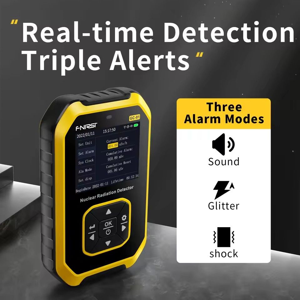 GC-01 Geiger Counter Nuclear Radiation Detector Personal Dosimeter X-ray γ-ray β-ray Radioactivity Tester Marble Detector