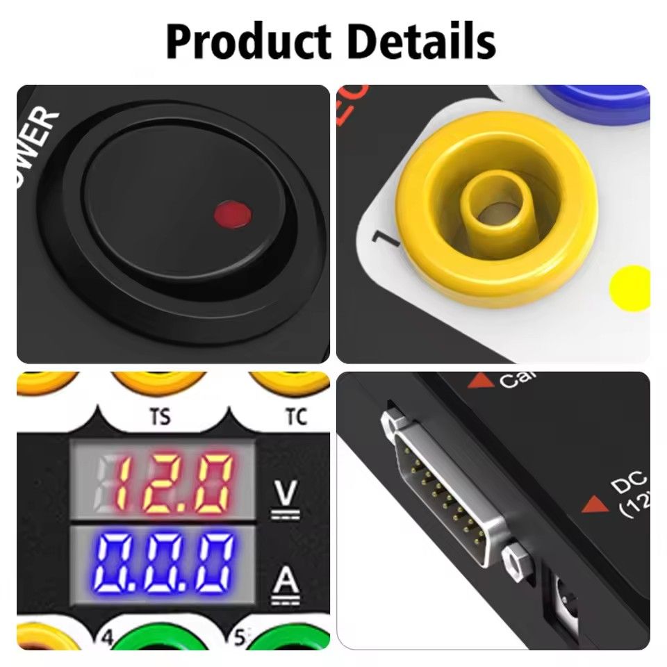 Godiag GT100+ GT100 Pro OBDII Breakout Box ECU Bench Connector Adds Electronic Current Display and CANBUS Protocol