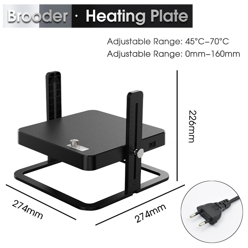 Small Brooding Kiosk With Pet Heating Heating Plate Safety Temperature Control Intelligent Chicken Heater