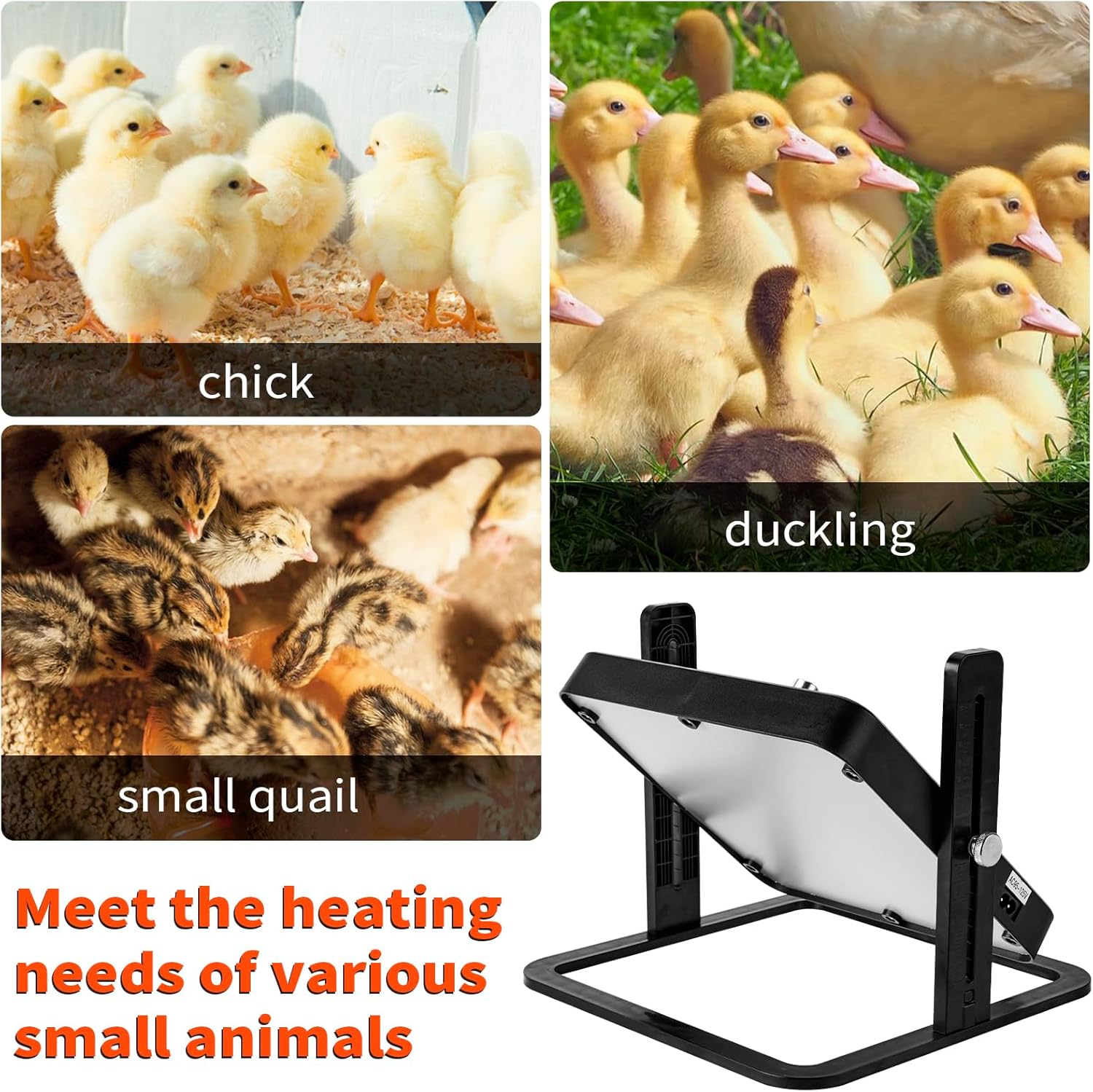 Small Brooding Kiosk With Pet Heating Heating Plate Safety Temperature Control Intelligent Chicken Heater